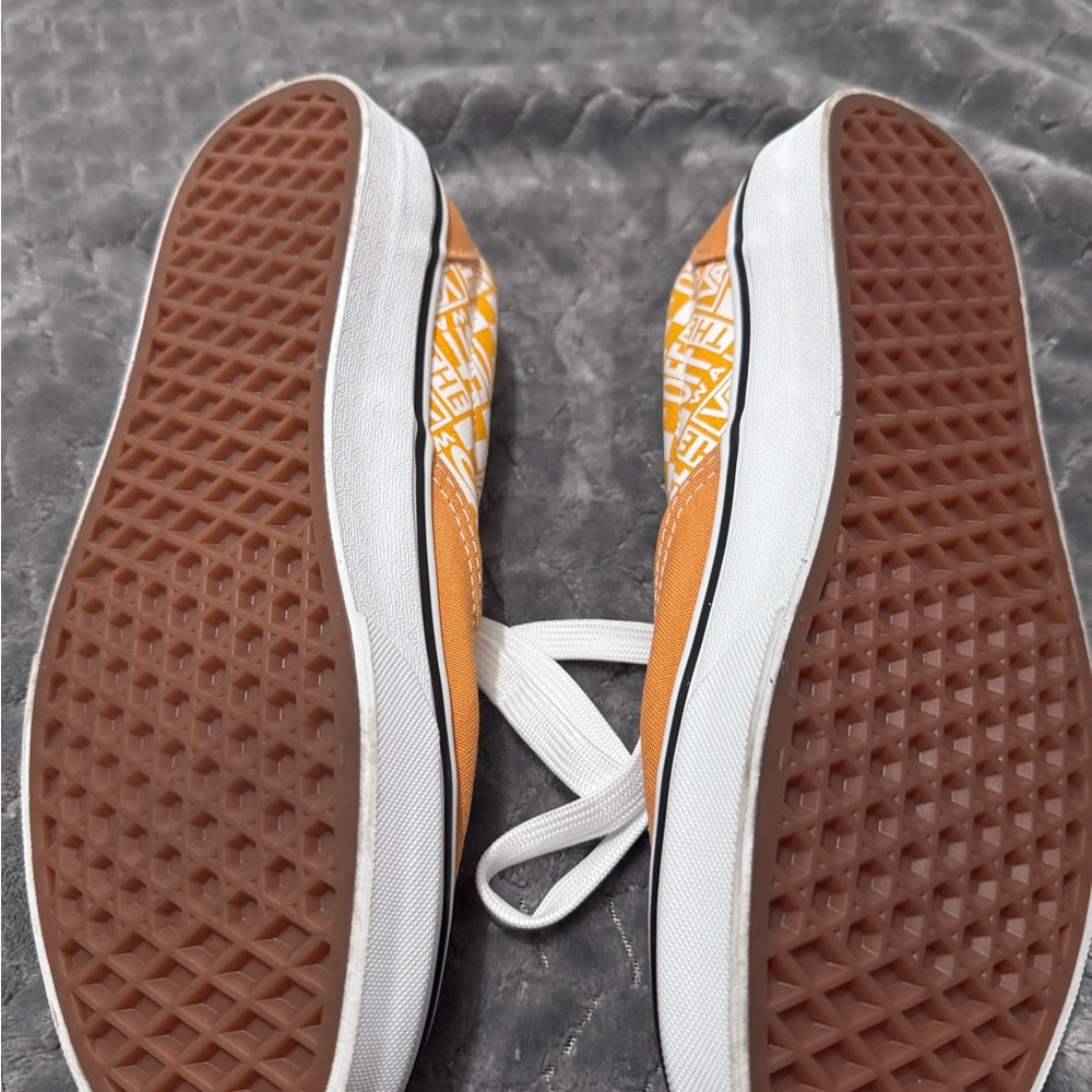 Vans Bold Yellow and White Lace-Up Shoes - Picture 2 of 6